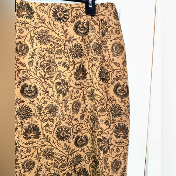 Briggs Floral Brown and Black Maxi Skirt - Picture 5 of 8
